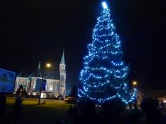 Slavnostní rozsvícení obecního vánočního stromu 29.&nbsp;11. 2014