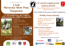 Plakát - Moravský Show Pony Šampionát a III. roční Ludgeřovické výstavy poníků