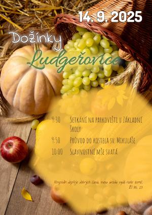 Plakát - Dožínková mše