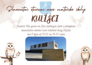 Plakát - Den otevřených dveří MŠ Kulíšci 