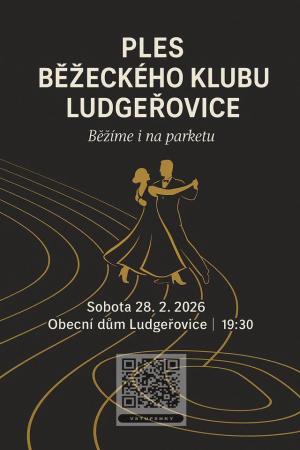 Plakát - Ples Běžeckého klubu Ludgeřovice