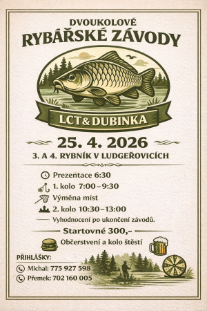 Plakát - Rybářské závody
