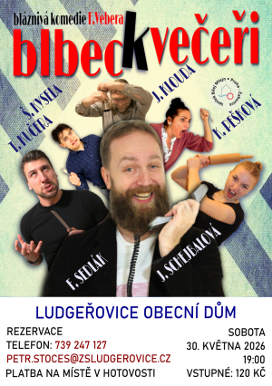 Plakát - Divadelní představení Blbec k večeři
