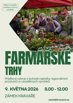 Plakát - Farmářské trhy v Kravařích