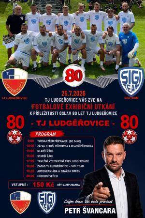 Plakát - 80 let fotbalu v Ludgeřovicích
