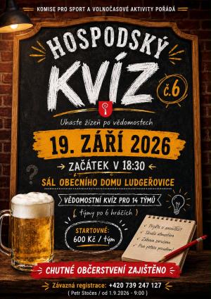 Plakát - Hospodský kvíz