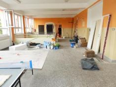 O prázdninách panuje v&nbsp;ludgeřovické základní škole čilý stavební ruch