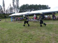 Ze soutěží hasičů na&nbsp;Menšíkové louce 3.9.2016