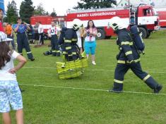 Soutěže dobrovolných hasičů na&nbsp;Menšíkové louce