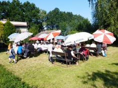 Letní slavnost Klubu důchodců Ludgeřovice v&nbsp;areálu moštárny 27.6.2014